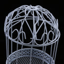 13cm Garden Wall Art Metal Iron Frame Birdcage Shape Metal Planter Craft DIY