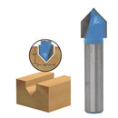 CNC Engraving V Groove Bit 3D Bits Router Carving Cutter Tool 90 Deg 8x11mm