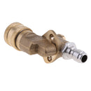 Brass 1/4-inch Quick Connect Pivot Coupler for Pressure Washer