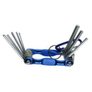 Folding Hex Key Set Portable Allen Wrench Tool Chrome vanadium Steel 1.5-6mm