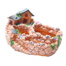 Fairy Garden Planter Pot Succulents Flower Container Creative Vertical Broken Bucket Stump Style Holder Decoration Bonsai
