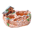 Fairy Garden Planter Pot Succulents Flower Container Creative Vertical Broken Bucket Stump Style Holder Decoration Bonsai