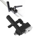 Square Handle Black Miter Track Stop For T-Slot T-Tracks Woodworking Tool