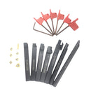 7Pcs 12mm Shank Lathe Boring Bar Turning Tool Holder Set with 7pc Wrenches