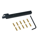 MGEHR1212-2 Lathe Cut-Off Grooving Parting Tool Holder+ 10pcs MGMN200 Insert