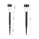Solar Powered LED Street Road Light Outdoor Garden Walkway Yard Wall Lamp