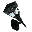 Outdoor Solar Power LED Light Pathway Wall Landscape Mount Garden Fence Lamp