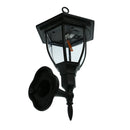 Outdoor Solar Power LED Light Pathway Wall Landscape Mount Garden Fence Lamp