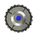 Wood Carving Disc For 4'' Cutter 4-1/2" Steel Angle Grinder 5/8" Arbor Disc