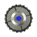 Wood Carving Disc For 4'' Cutter 4-1/2" Steel Angle Grinder 5/8" Arbor Disc