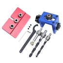 Mini Pocket Hole Jig Kit Drill Bit Woodworking Joint Tool Set w/ wrench