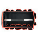 Open Top 16'' Work Tool Bag Handyman Repairman Plumber Tool Storage Tote Red