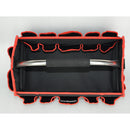 Open Top 16'' Work Tool Bag Handyman Repairman Plumber Tool Storage Tote Red