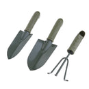 3pcs Mini Garden Gardening Plant Tools Set Steel Shovel Rake Spade PP Handle