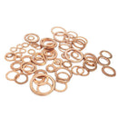 280pcs Copper Washers Flat Ring Sump Plug Oil Seal Gasket Assorted Set 12 Sizes PACK