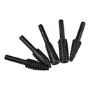 10x Wood Carving File Rasp Drill Bits Power Tools Grinding Head 7mm Shank High Speed Steel for Wood, Plastic Iron-Free Metal, Rubber, Soft Materials