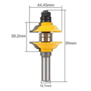 3Pieces 1/2" Shank Ogee Entry & Interior Door Matched R&S Router Bit Set