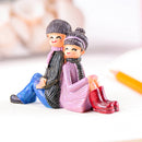 Mini Home Garden Craft Fairy Garden Decor Figurines Lovers Micro Landscape