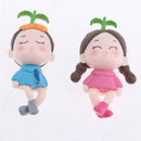 Micro Landscape Decor Resin Ornament Garden Bean Sprouts Lovers Statue