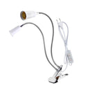 E27 Double Head Indoor Plant Grow Light Garden Panel Clip Lamp EU Plug