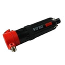 Portable LED Flashlight Emergency Hammer AID Handle Belt Cutter Car Cane