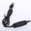 20W LED Grow Light Tube Dual Head Clip Flower Seed Plant Veg Growing Lamp 360 Degrees Adjustable