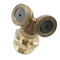 1/2'' Mist Adjustable Garden Hose Nozzle Sprinkler Irrigation Watering 2Hole