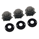 3x Spool Cap Kit for Stihl Head Cover 25-2 FS 90 100 110 120 130 55 80 83 85 Replacement Parts