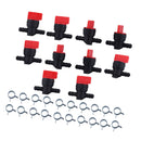 10x FUEL SHUTOFF VALVES 1/4'' for Briggs Stratton 491860 493960 494768 5091H