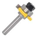 2pc 3 Tooth Mortise Tongue Groove Router Bit 3/4'' Stock In Each 1/4'' Tooth Wood Work
