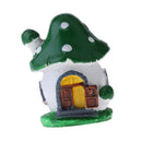 Green Miniature Mushroom House Ornament Micro Landscape Fairy Garden Plant Pot Moss Terrarium Bonsai DIY Dollhouse Mini Landscaping Home Decor