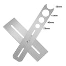Stainless Steel Ceramic Tile Hole Locator Universal Punching Clear Durable