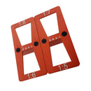Metal Dovetail Marker Template 4 Size 1:5 1:6 1:7 1:8 Set Dovetail Template