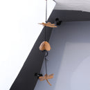 Wind Chime with Dragonfly Cast Iron Bell Hanging Metal Home Garden 35 cm