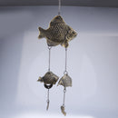 Metal Fish Bells Wind Chime Outdoor Garden Hanging Charm Decor Ornament