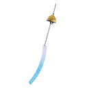 Wind Bell Japanese Cast Iron Yellow Windchime Temple Bell Round-Shaped