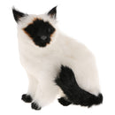 Siamese Cat Statue Sitting Figurine Garden Decor Ornament 20 cm