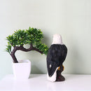 Eagle Statue Sitting Figurine Garden Decor Ornament 22 cm