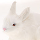 Small Resin Rabbits Garden Ornaments Statues Gifts Home Decor 14x21cm