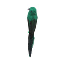 Artificial Tropical Feather Bird Clip with Long Tail Christmas Craft Decor