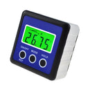 Digital Mini Angle Gauge Magnetic Angle Protractor Level Inclinometer Blue