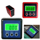 Digital Mini Angle Gauge Magnetic Angle Protractor Level Inclinometer Blue