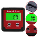4x90Â° Digital Level Box Inclinometer Angle Gauge Protractor Red