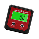 4x90Â° Digital Level Box Inclinometer Angle Gauge Protractor Red