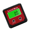 4x90Â° Digital Level Box Inclinometer Angle Gauge Protractor Red