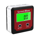 4x90Â° Digital Level Box Inclinometer Angle Gauge Protractor Red