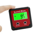 4x90Â° Digital Level Box Inclinometer Angle Gauge Protractor Red