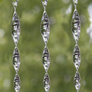 1x Bird Repellent Reflective Scare Rods Spiral Deterrent Bird Control Device, wind twister including hanging string
