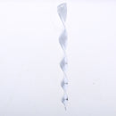 1x Bird Repellent Reflective Scare Rods Spiral Deterrent Bird Control Device, wind twister including hanging string