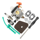Carburetor Carb Kit For Stihl FS87 FS87R FS90 FS90K FS90R FS100 FS110 Fuel Filter